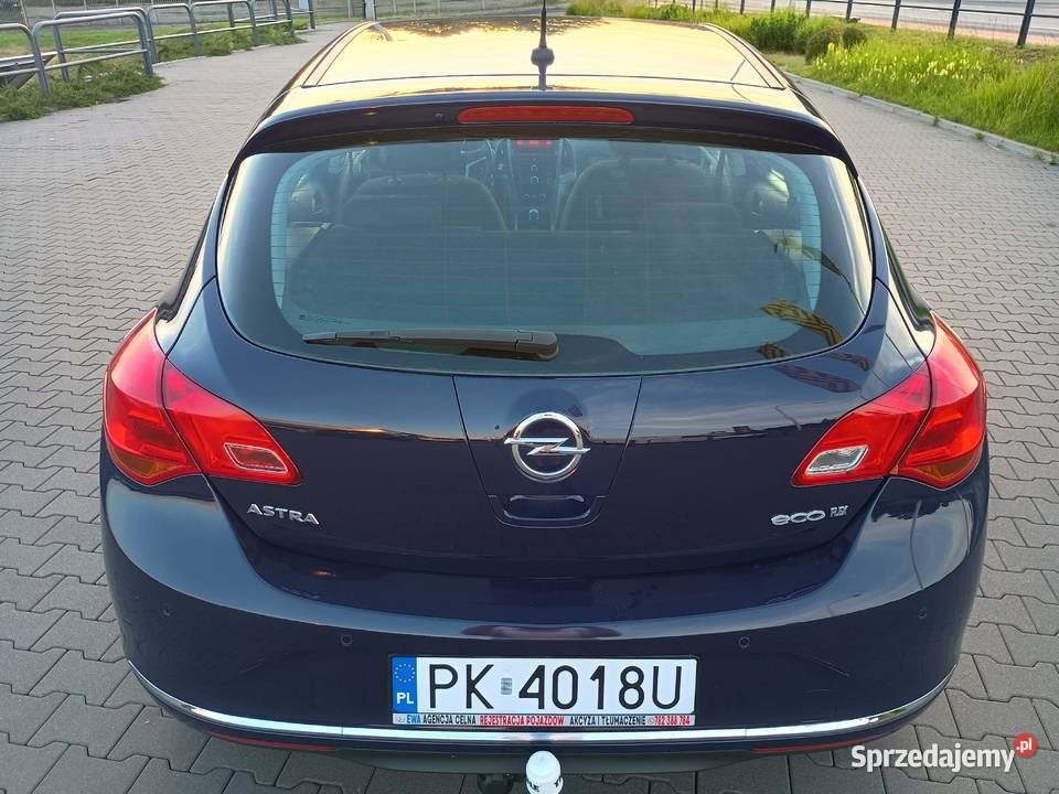 Opel Astra J 5drzwi z 201314r 14i benzyna 62000 wielkopolskie