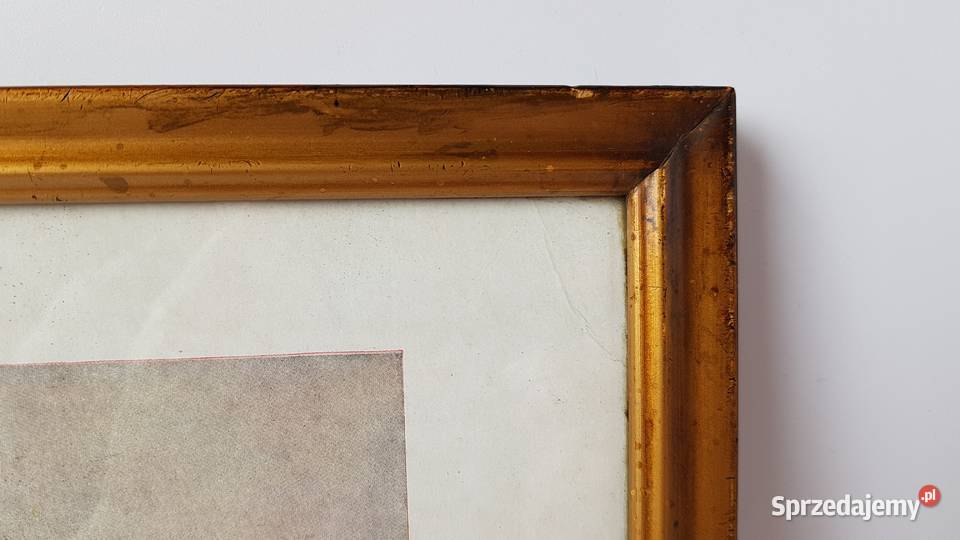 Przedwojenna grafika Ciekawa Piotr Stachiewicz Dąbrowa Górnicza