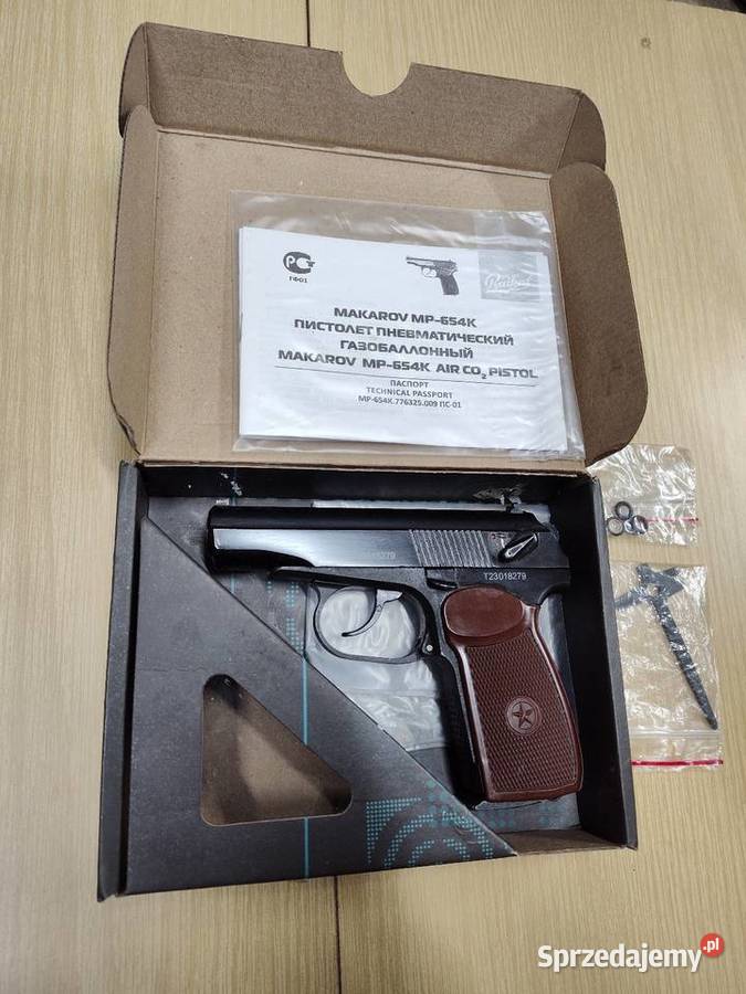 Wiatrówka pistolet Makarov Baikal MP654K Świdnica