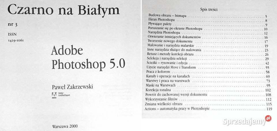 Czarno na białym Adobe Photoshop 50 Paweł Rok wydania 2000 lubelskie Chełm