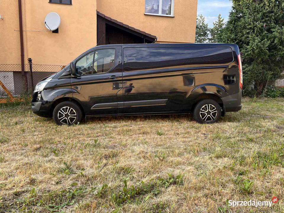 Ford transit Custom CZARNY długi ŚLICZNY hak drzwi odsuwane śląskie Gliwice sprzedam