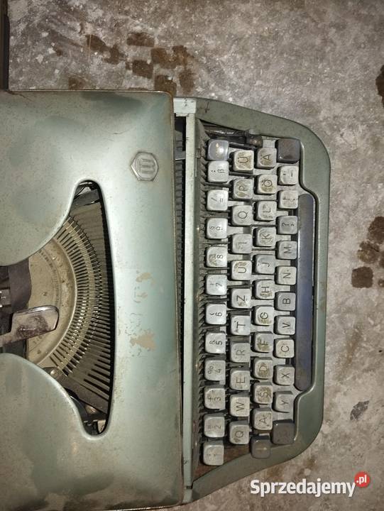Stara maszyna do pisania kolekcjonera Antykwariat dolnośląskie