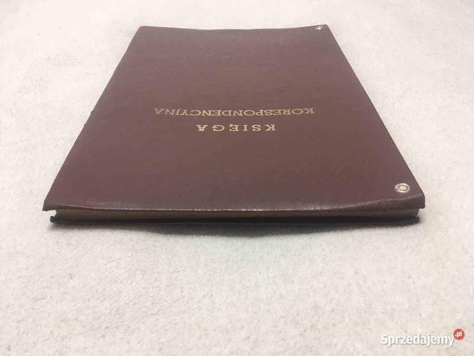 Stara Księga Korespondencyjna PRL rekwizyt Kołobrzeg