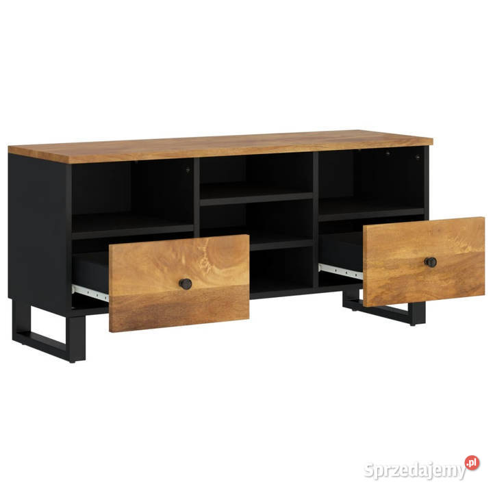 Szafka pod TV 100x33x46 mango i materiał Warszawa