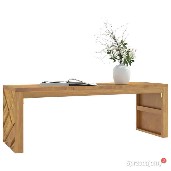 Stolik kawowy 110x35x38 lite drewno tekowe mazowieckie sprzedam
