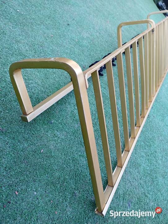 Wieszak ścienny PRL Vintage metalowy srebrny 90 wielkopolskie Poznań sprzedam