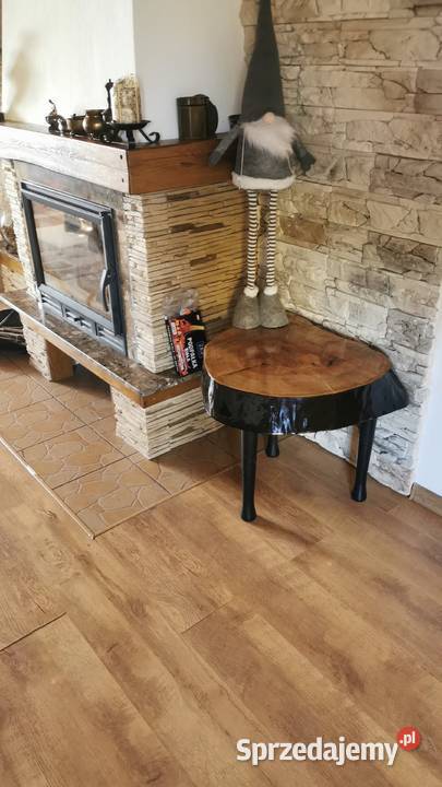 Stolik kawowy plaster olcha żywica epoksydowa Werbkowice