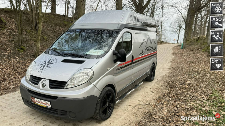 Renault Trafic long Kamper 20dci łóżko lodówka Gdańsk sprzedam