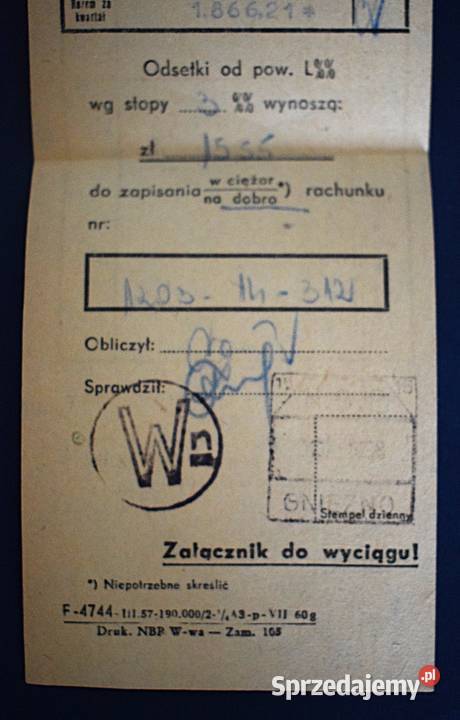 Stowarzyszenie Kupców Opałowych 1947 karta kujawsko-pomorskie