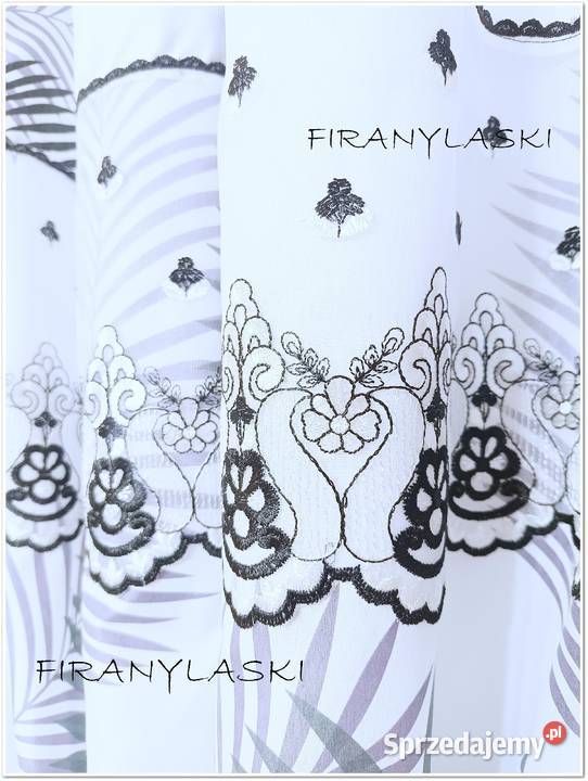 Firany Gotowe Firanki Zasłony Zestaw dekoracyjny