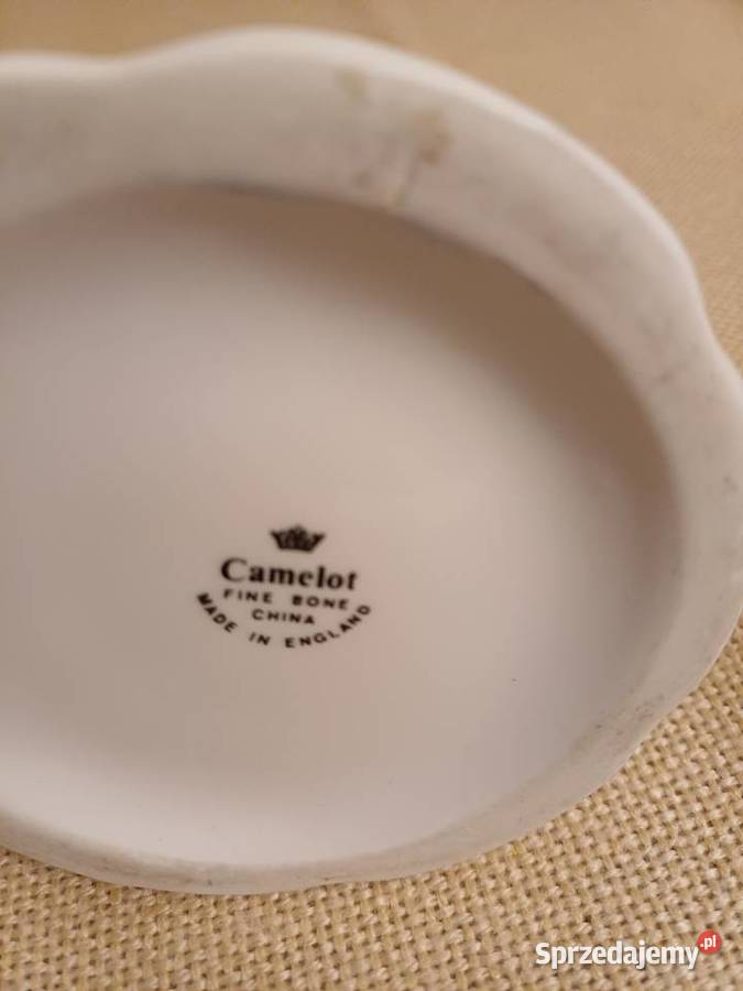 Świecznik i pojemnik angielska porcelana Gdynia