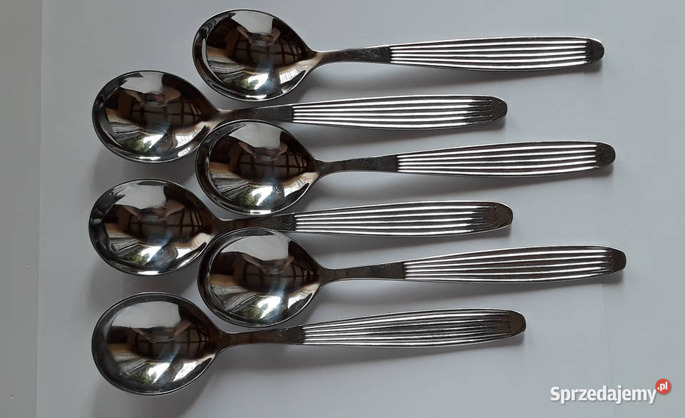 Łyżki do bulionu PASECZKI PASKI Gerlach sztućce Dąbrowa Górnicza