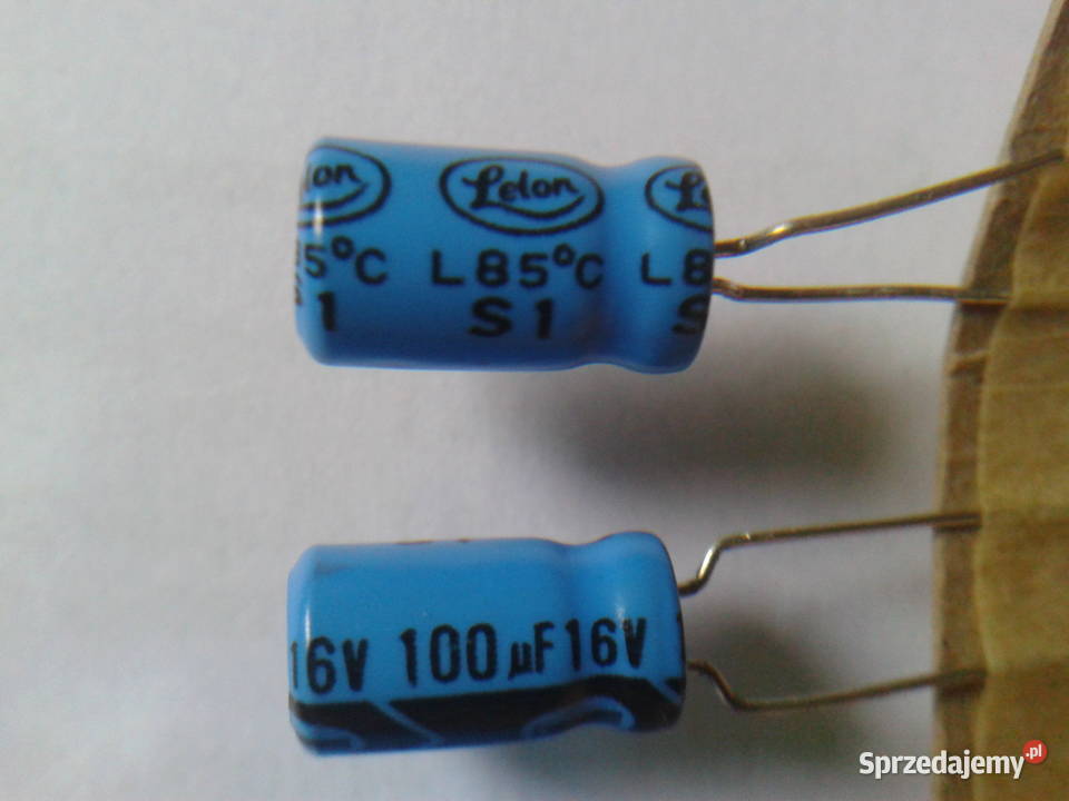 Kondensatory elektrolityczne Lelon 100uF 16V 10 Warszawa