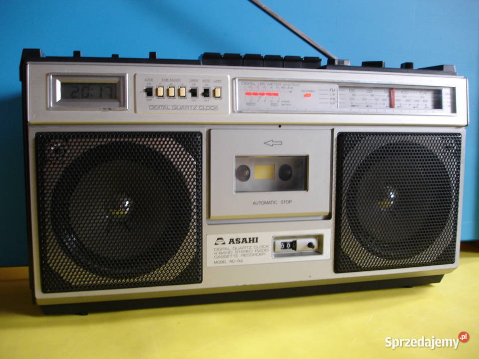 Radiomagnetofon ASAHI RD745 lubuskie Zielona Góra