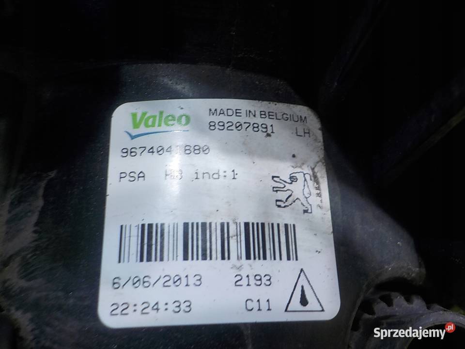 PEUGEOT 308 I LIFT 13r HB 5D halogen lewy
