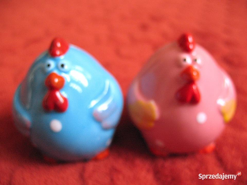 Sól i pieprz Porcelana Kurki 55 x 5 Solniczka i Siedlce
