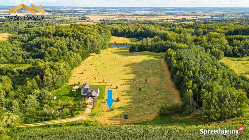 Działka 1291 m z WZ wśród natury Rogowo