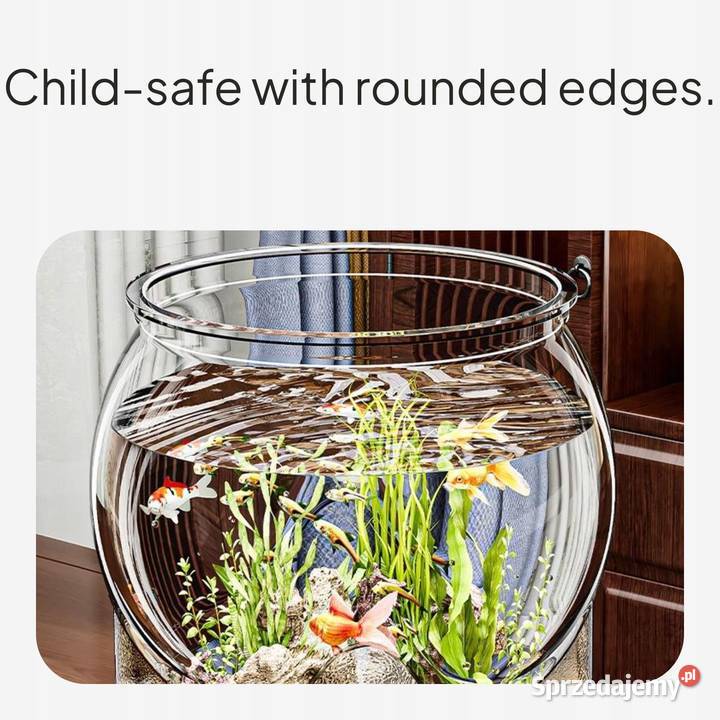 Okrągłe Akwarium Biurkowe sprzedam