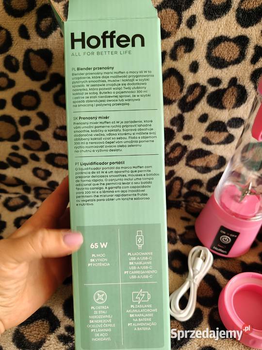 Blender przenośny różowy Dom i Ogród Legnica