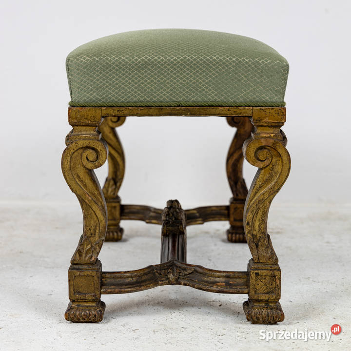 Taboret Ludwik XIV Francja II połowa XIX wieku