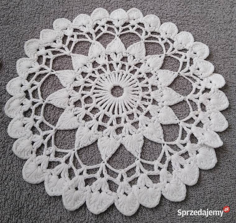 Serwetki Szydełko Crochet Rękodzieło Zestaw pomorskie Gdańsk