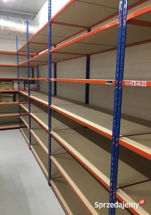 Wysokiej jakości regały magazynowe półkowe 5 lat Magazynowanie mazowieckie Warszawa