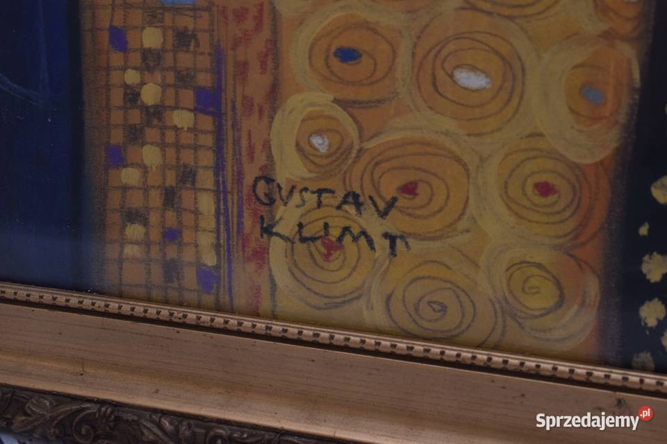 Gustav Klimt Pocałunek Ze Śmiercią Obraz Olejny małopolskie Kraków