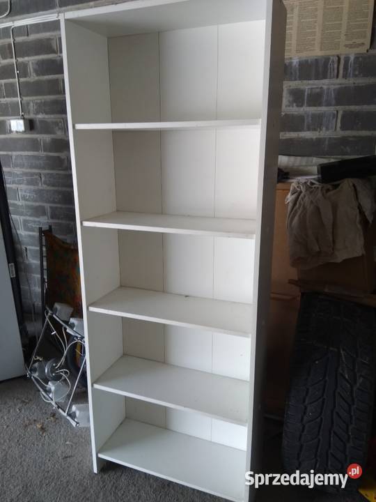 Szafka stojąca 5 półek biała 176 wys