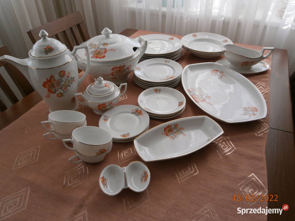 Serwis obiadowokawowy Giesche 1929 Ceramika i szkło Wyposażenie wnętrz Wrocław