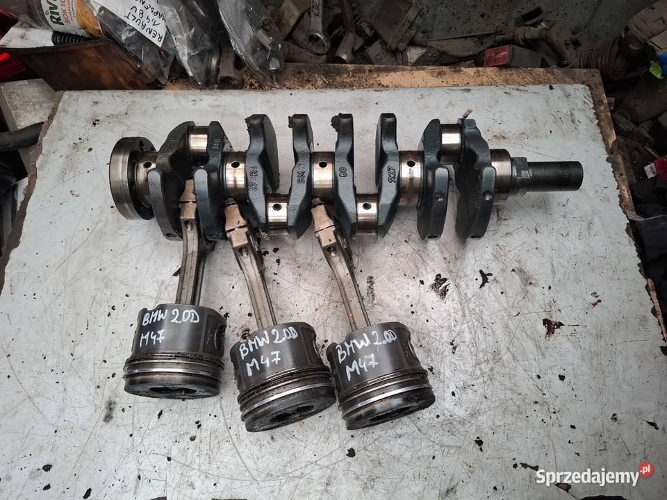 BMW E46 20 D M47 wał korbowy tłok korbowód Blok silnika Kielce