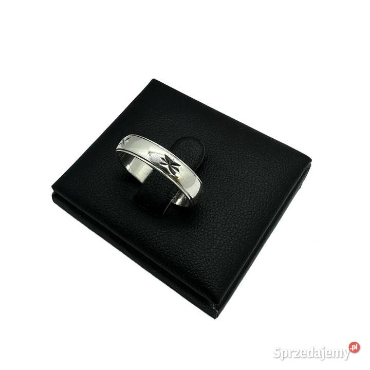 Srebrna Obrączka Próby 925 242g Rozmiar 14 srebro Elbląg