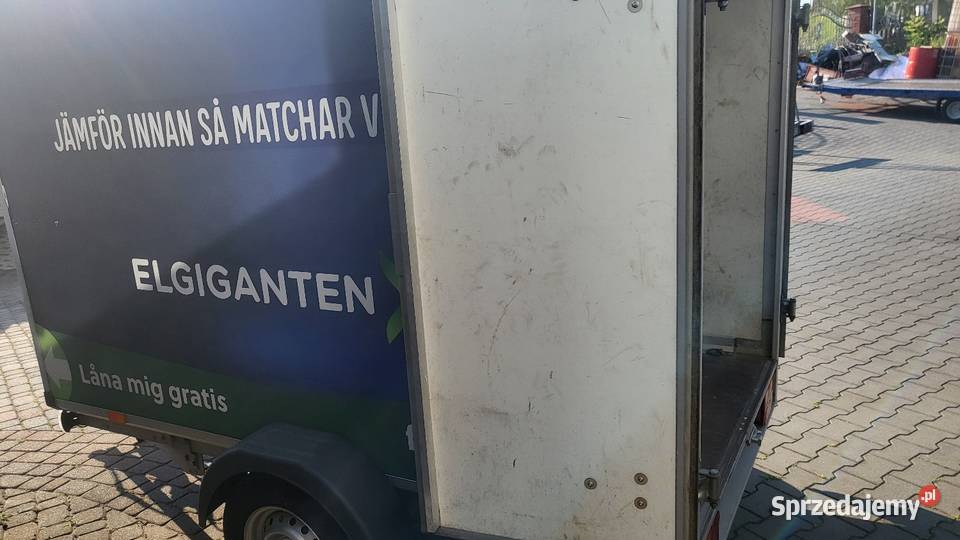 Przyczepa kargo kontener cargo hamowana box Kraków