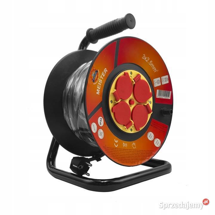 Przedłużacz na metalowym bębnie 50 m Szczecin sprzedam