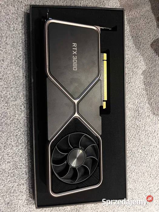 Nvidia Geforce RTX 3080 Founders Edition aktywne Karty graficzne Suszec