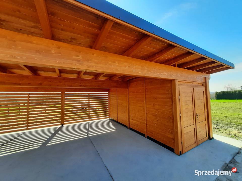 Wiata garażowa Florencja 9MP małopolskie Łącko