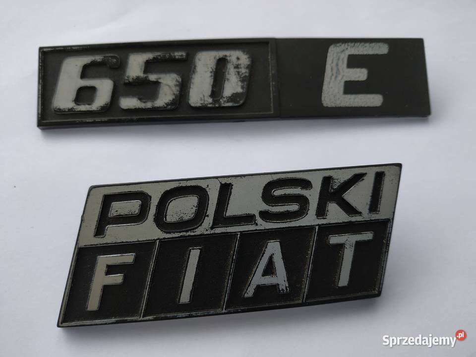 Polski Fiat 126p maluch emblemat znaczek 650 e Warszawa