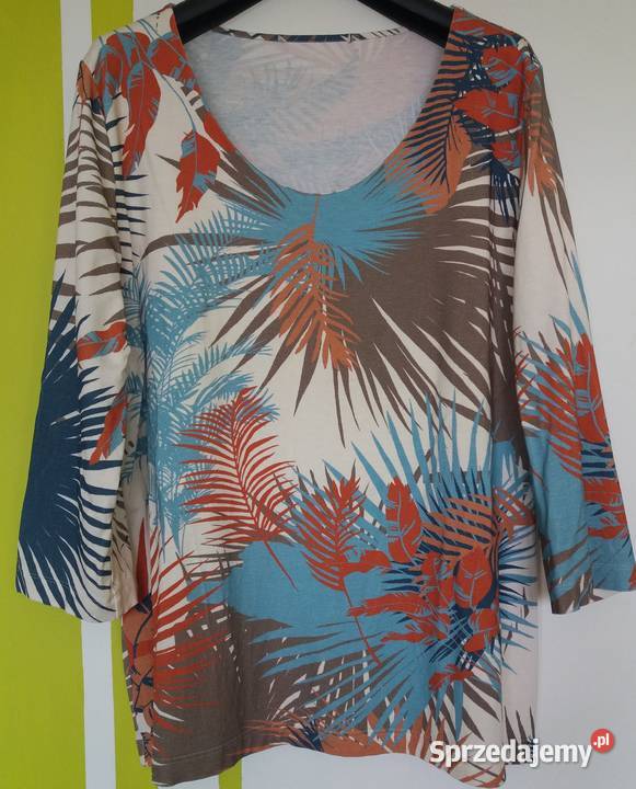 XL Kolorowa wygodna bluzka 3/4 Gliwice