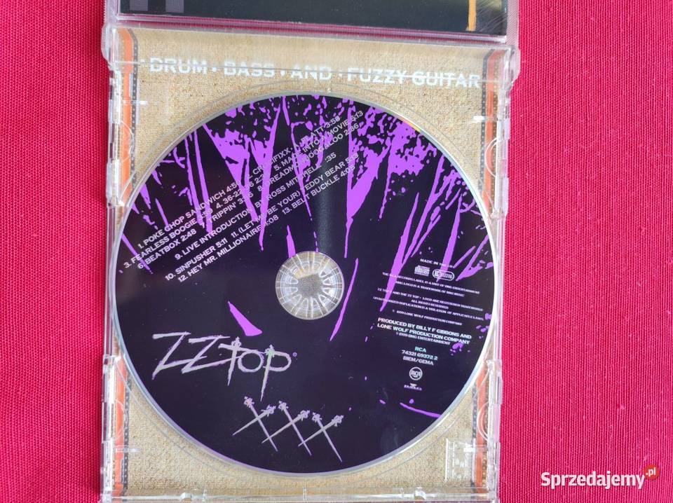 zz top 1990 vintage kolekcjonerska płyta cd Kielce