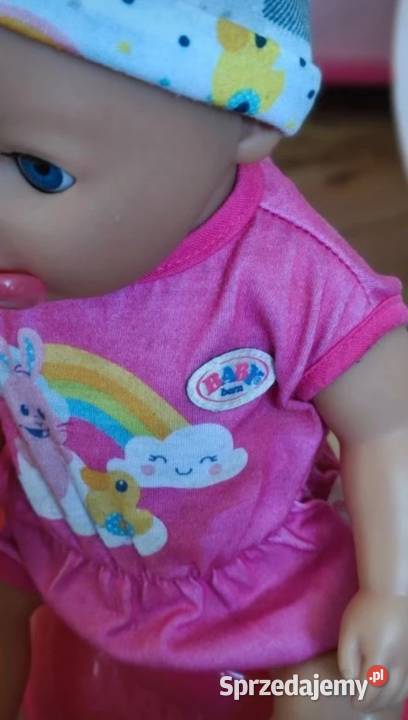 Duży zestaw lalki Baby Born łóżeczko wózek Zielona Góra