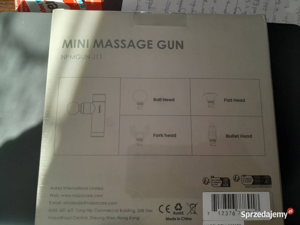 Kompaktowy pistolet do masażu Naipo Mini Massage Wieliczka sprzedam