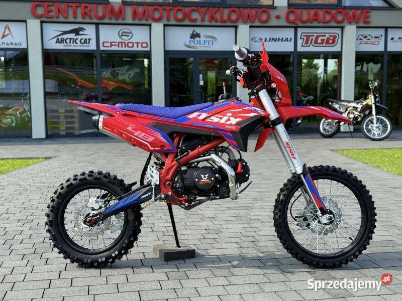 CROSS ASIX XB48 125CC 1714 ESTART Kolor czerwony Motocykle, skutery, quady małopolskie Głogoczów