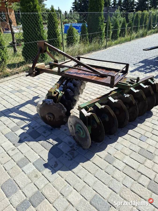Brona talerzowa 18m m 8x8 sprawna tanio Parczew