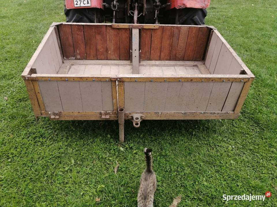 Skrzynia przyczepka zaczepiana nieuszkodzony Dąbrowa Białostocka