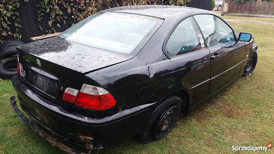 Bmw E46 Coupe 2002r 20 143 uszkodzone całą sprzedam