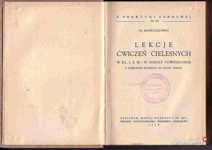 1322 LEKCJE ĆWICZEŃ CIELESNYCH W KL I II III I I Czyrna