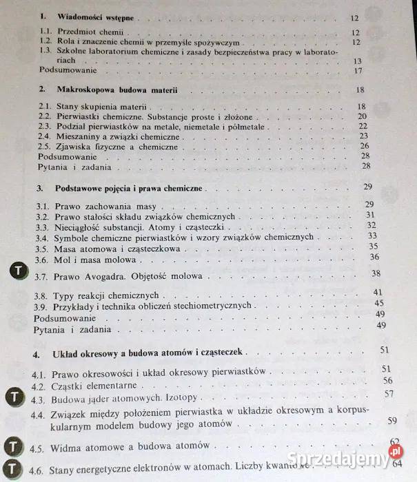 Chemia szkół przemysłu spożywczego Tadeusz