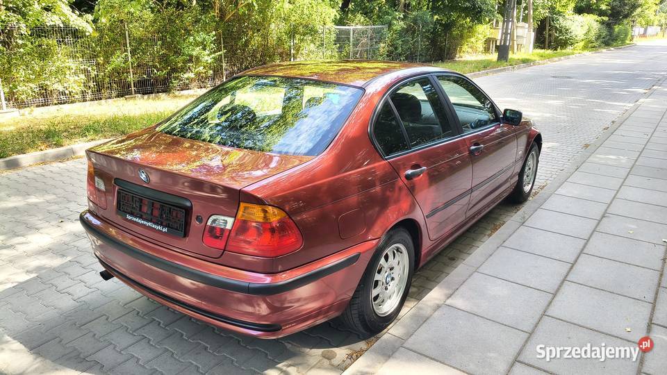 BMW E46 316i 2001 Bordowy Pełna Dokumentacja Bez 105KM Zgierz sprzedam