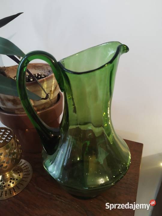 Dzban szkło PRL Wrocław