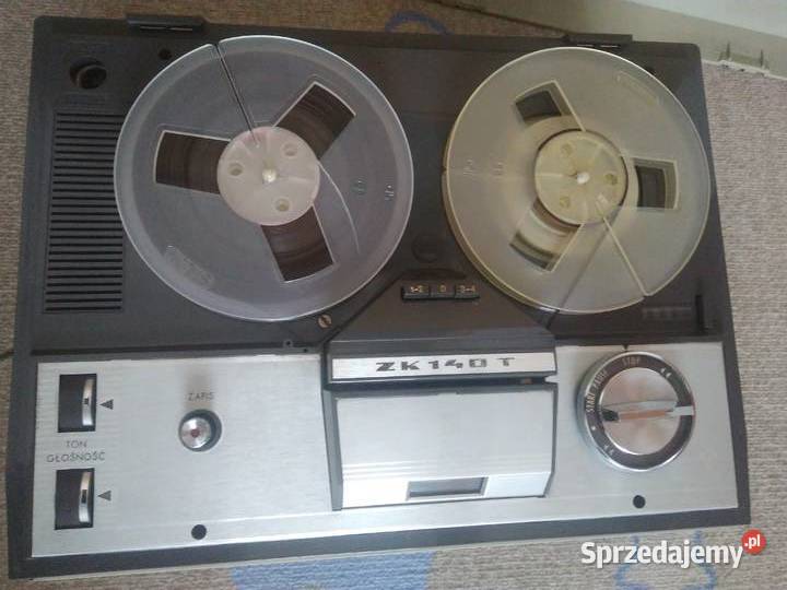 Magnetofon szpulowy Unitra ZRK ZK140T działa Elektronika