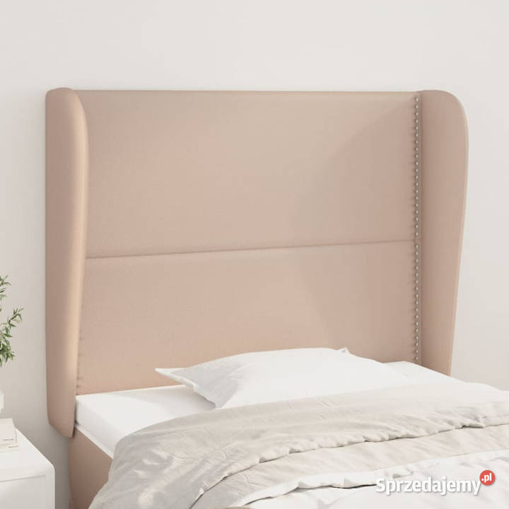 Zagłówek uszak cappuccino 93x23x118128 sztuczna Warszawa